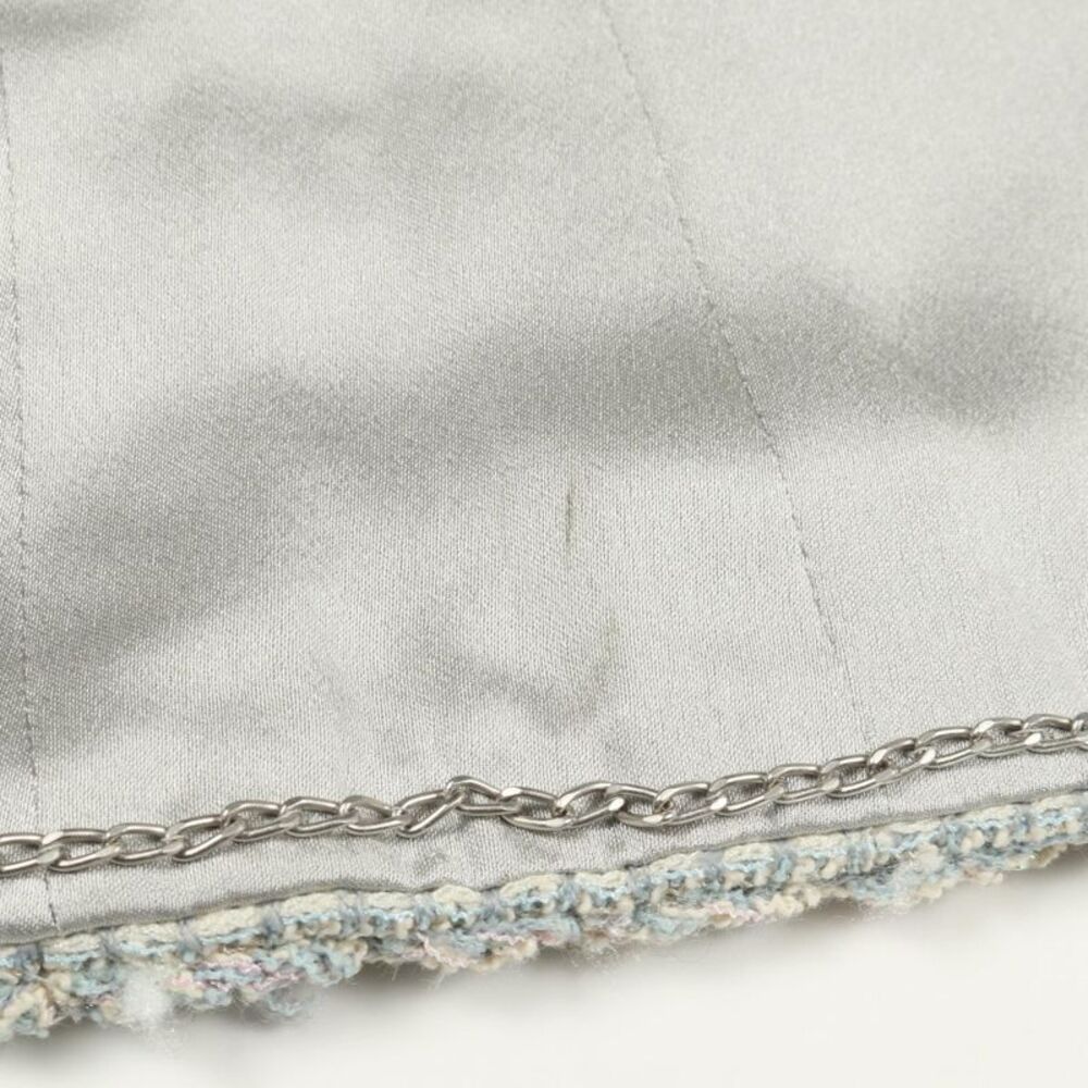 Chanel Collarless Jacket Cc Coco Mark Button P299… - image 8